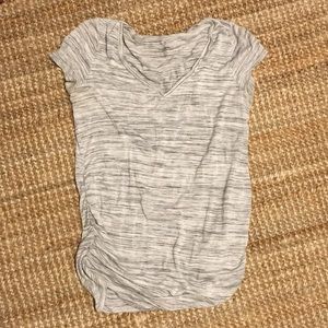 Motherhood Maternity Heathered Gray T-Shirt